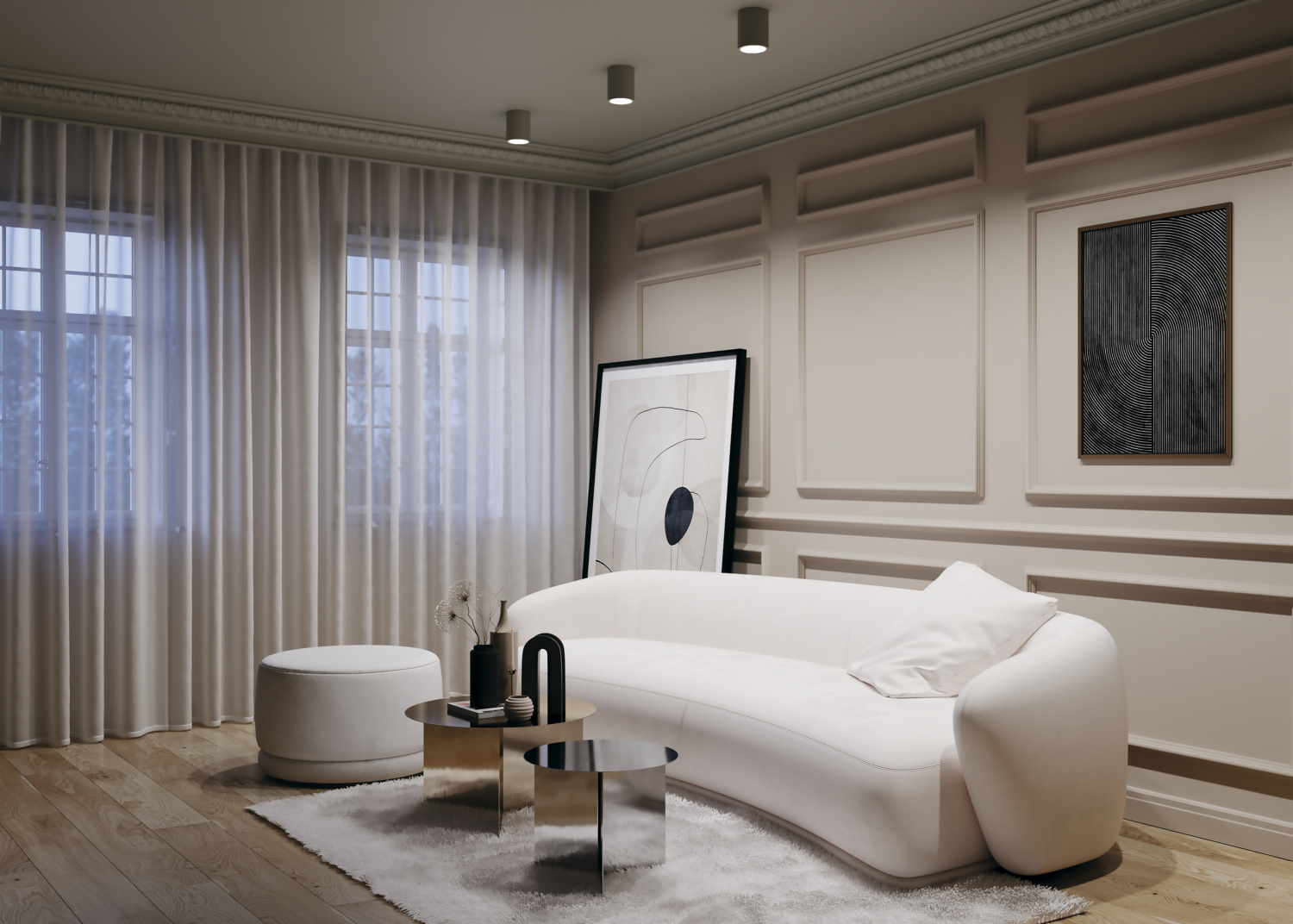 Maytoni Technical Conik gyps Потолочный светильник цвет: белый C001CW-01W-1