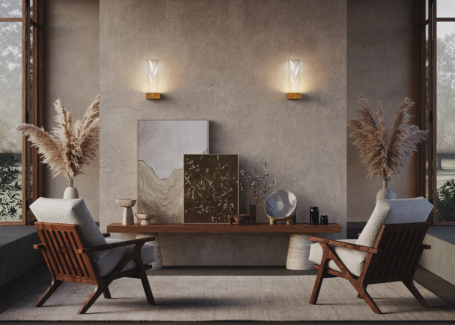 Maytoni Modern Ornate Настенный светильник (бра) цвет: латунь MOD318WL-L3BS3K