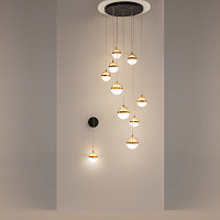 Maytoni Modern Area Подвесной светильник цвет: черный и латунь MOD295PL-L120BBS3K