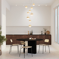 Maytoni Modern Area Подвесной светильник цвет: черный и латунь MOD295PL-L120BBS3K