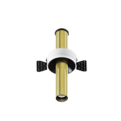 Maytoni Technical Focus T Встраиваемый светильник цвет: черный и латунь C140TRS-L200-7W3K-BBS