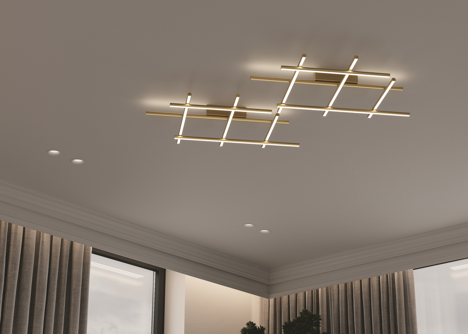 Maytoni Modern Radiance Потолочный светильник цвет: золото MOD278CL-L50G3K