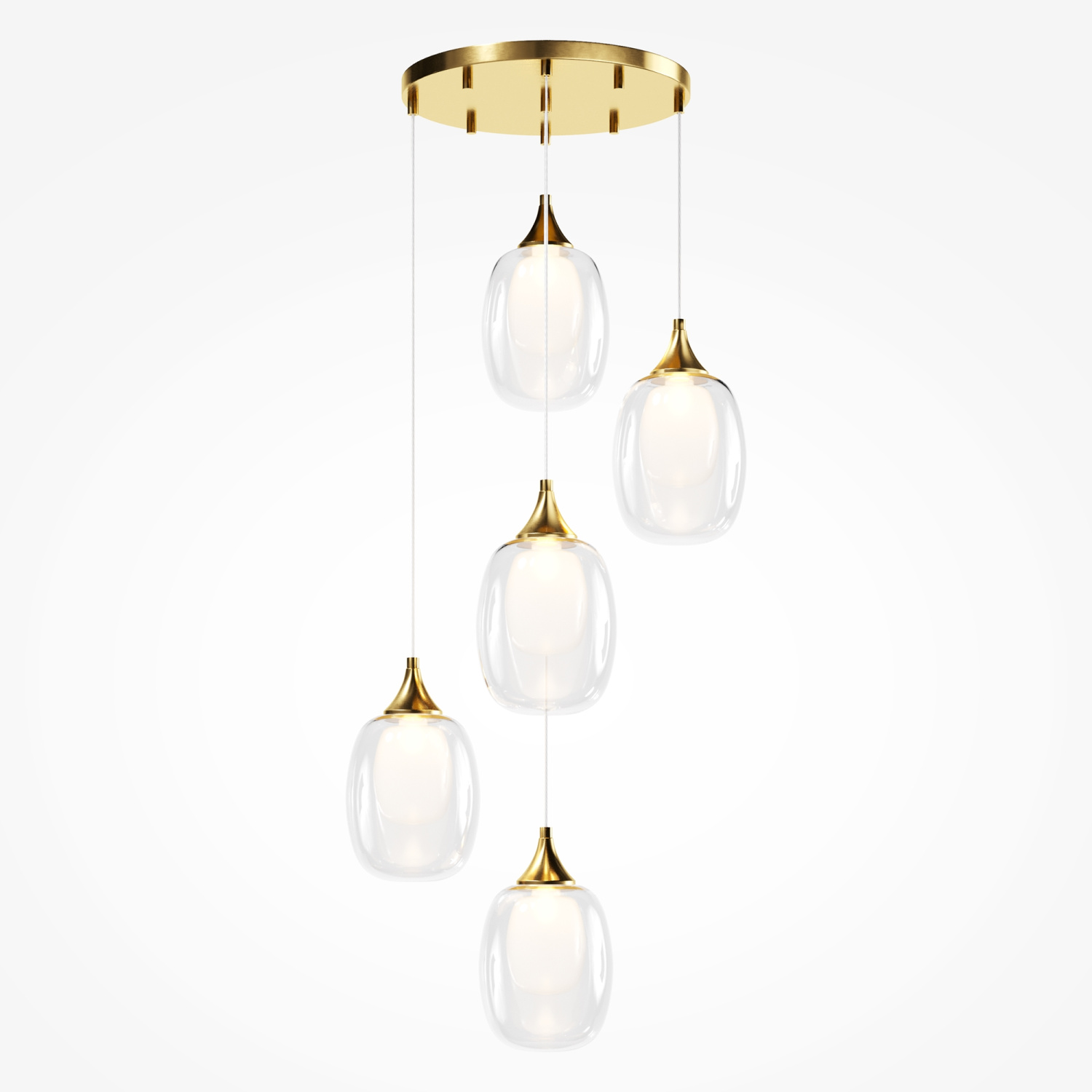 Maytoni Modern Aura Подвесной светильник цвет: латунь MOD016PL-05BS