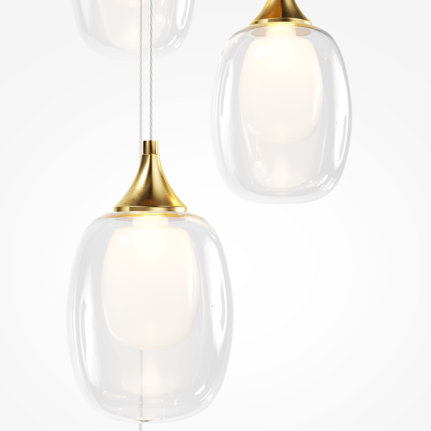 Maytoni Modern Aura Подвесной светильник цвет: латунь MOD016PL-05BS