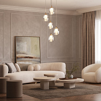 Maytoni Modern Aura Подвесной светильник цвет: латунь MOD016PL-05BS