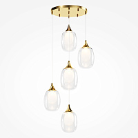 Maytoni Modern Aura Подвесной светильник цвет: латунь MOD016PL-05BS