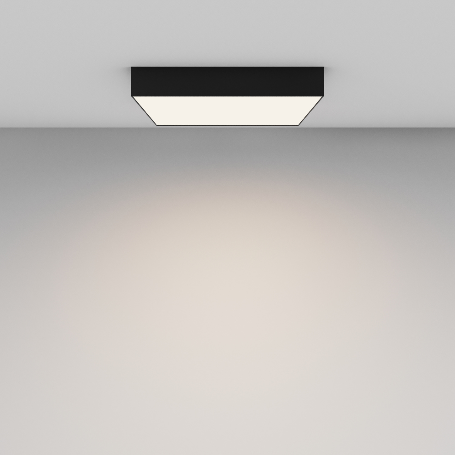 Maytoni Technical Zon Потолочный светильник цвет: черный C032CL-45W4K-SQ-B