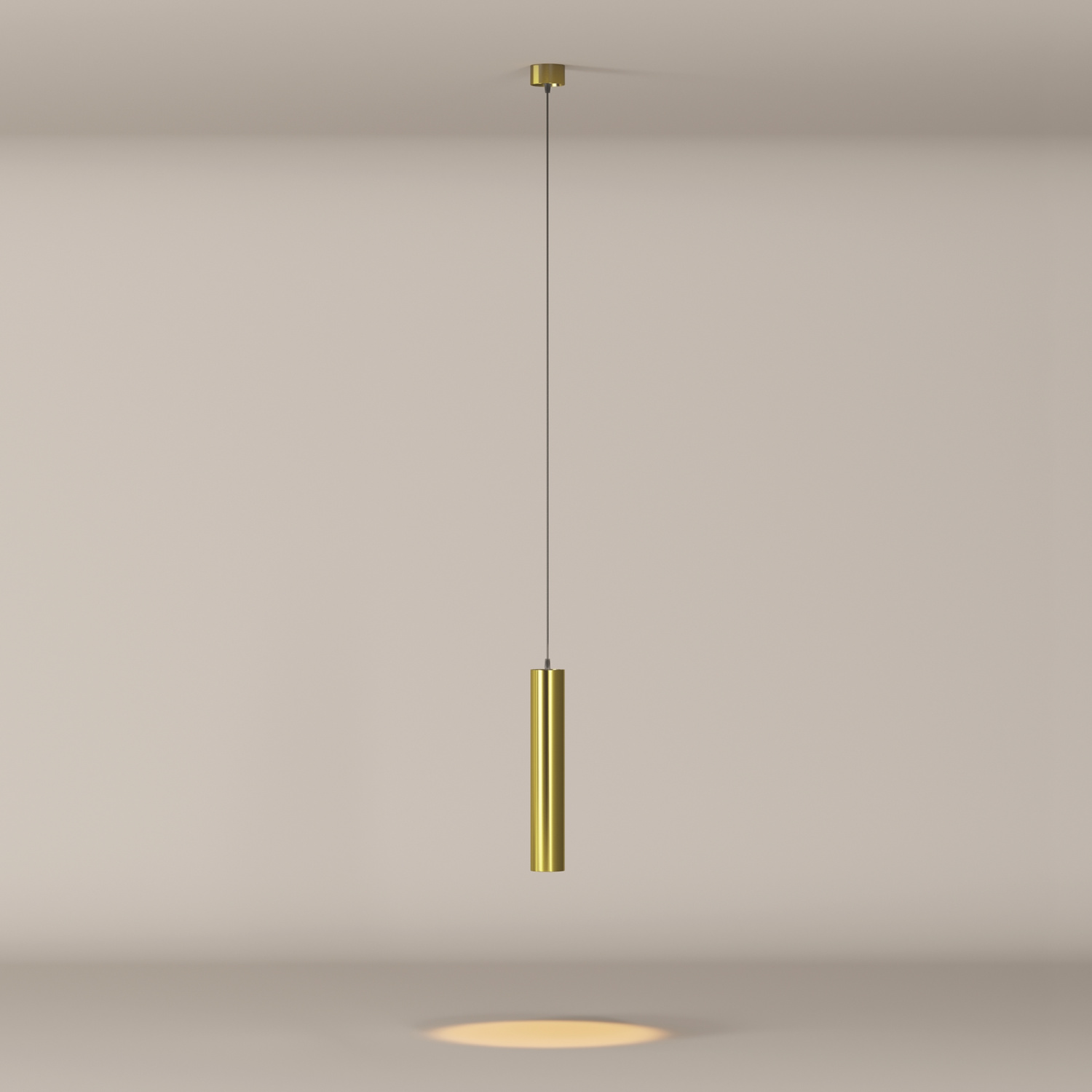 Maytoni Technical Focus LED Подвесной светильник цвет: латунь P072PL-L12W3K-BS