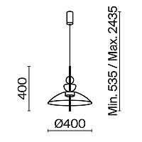 Maytoni Modern Bangkok Подвесной светильник цвет: черный MOD185PL-L6B3K6