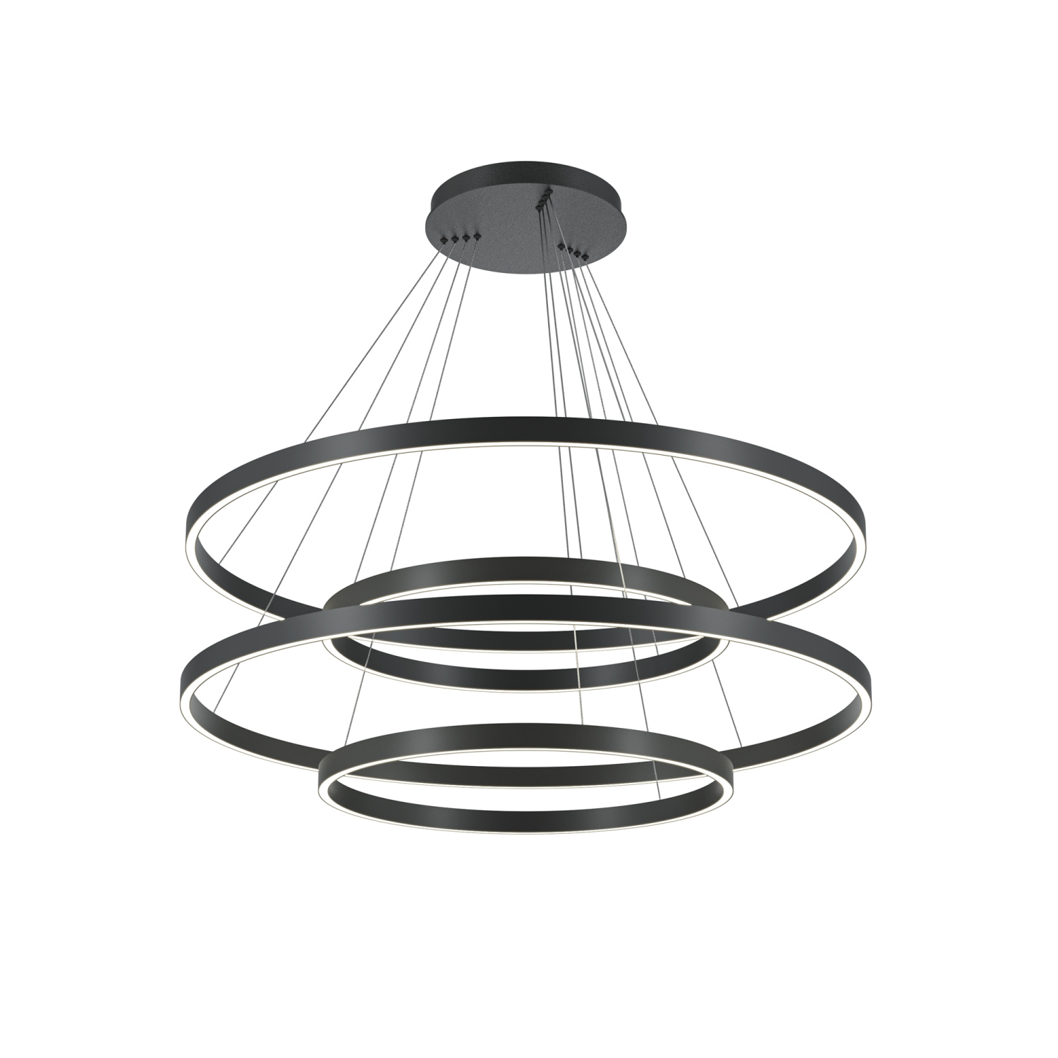 Maytoni Modern Rim Подвесной светильник цвет: черный MOD058PL-L174BK