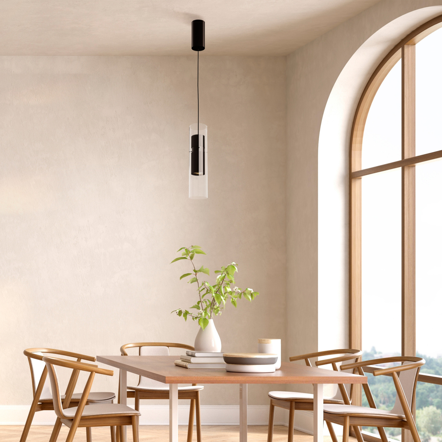 Maytoni Modern Dynamics Подвесной светильник цвет: черный MOD326PL-01B