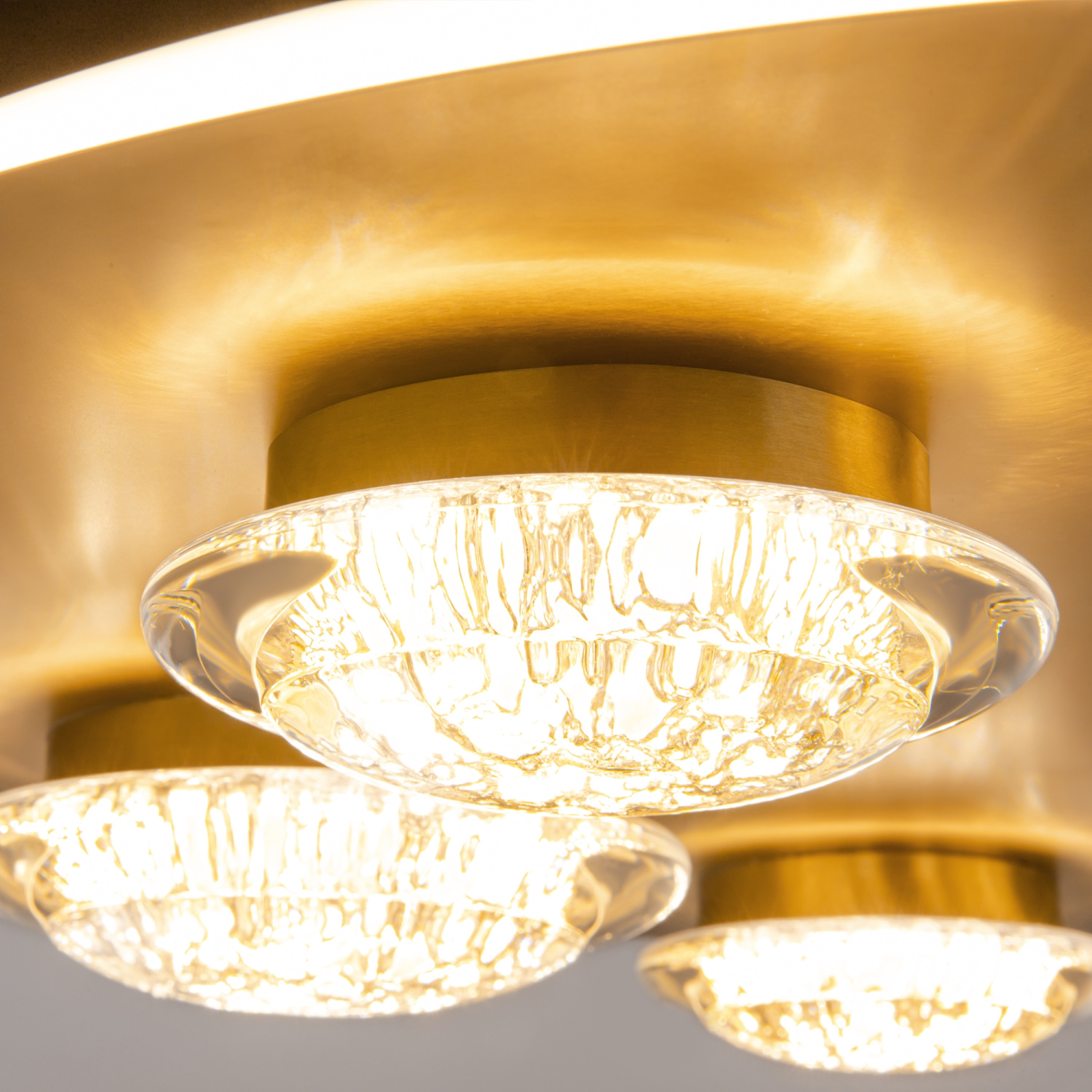 Maytoni Modern Pharao Потолочный светильник цвет: черный и латунь MOD361CL-L58BS3K