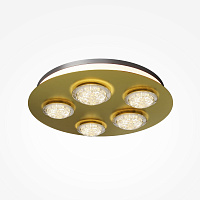 Maytoni Modern Pharao Потолочный светильник цвет: черный и латунь MOD361CL-L58BS3K