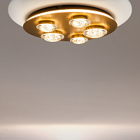 Maytoni Modern Pharao Потолочный светильник цвет: черный и латунь MOD361CL-L58BS3K