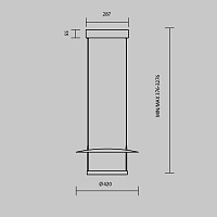 Maytoni Modern Ambience Подвесной светильник цвет: черный MOD280PL-L23B3K1