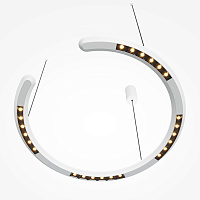 Maytoni Modern Motion Подвесной светильник цвет: белый MOD276PL-L20W3K