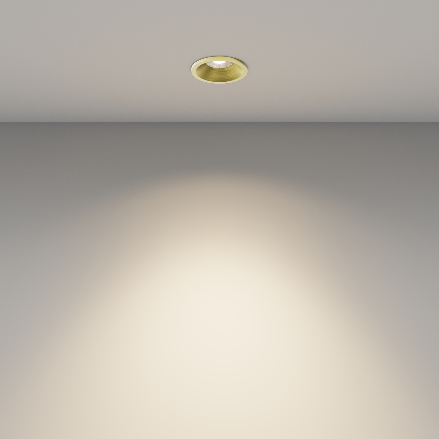 Maytoni Technical Mini Встраиваемый светильник цвет: латунь DL059-7W3K-BS