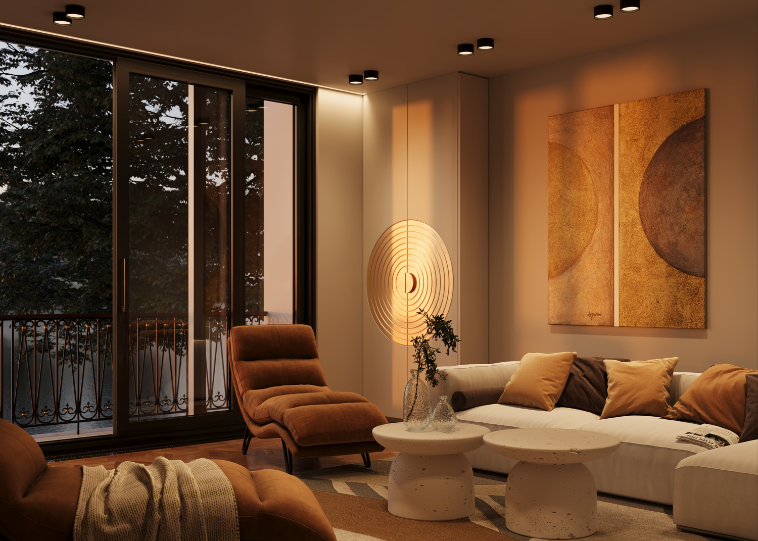 Maytoni Technical Glare Потолочный светильник цвет: черный C091CL-12W3K-B