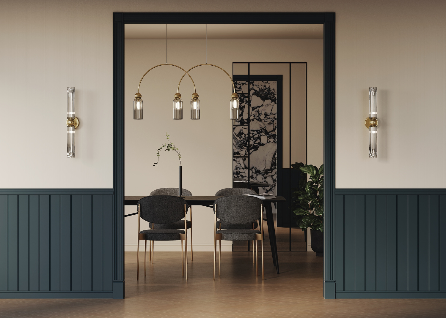 Maytoni Modern Antic Настенный светильник (бра) цвет: золото MOD302WL-02GR1