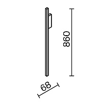 Maytoni Modern Halo Настенный светильник (бра) цвет: латунь MOD245WL-L24BSK