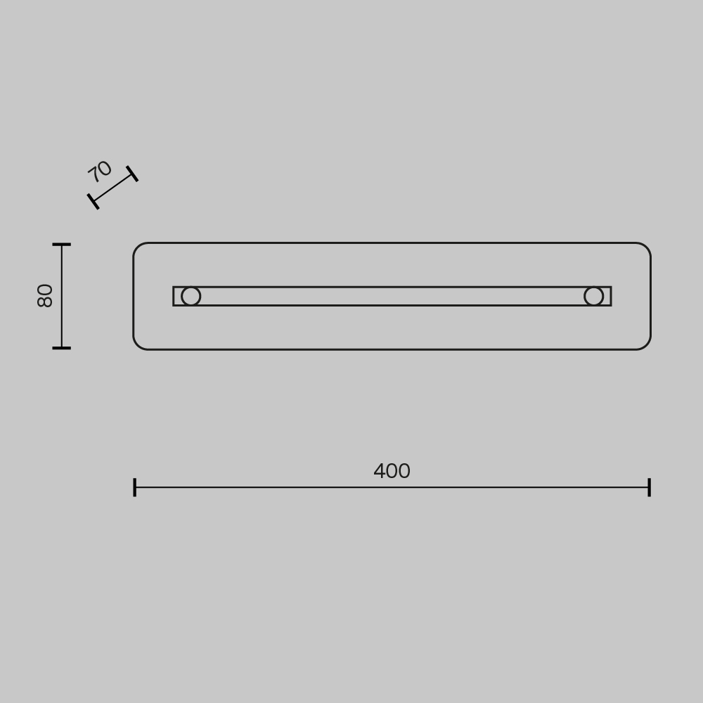 Maytoni Modern Maya Настенный светильник (бра) цвет: хром P091WL-L7CH3K