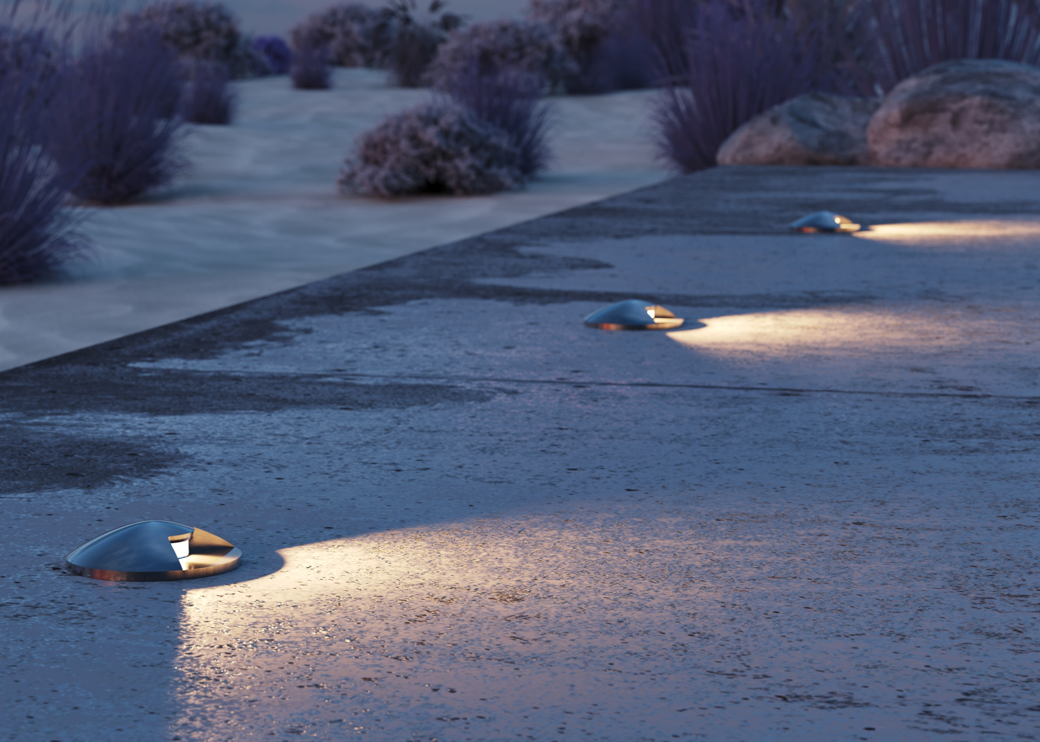 Maytoni Outdoor Flash Встраиваемый светильник цвет: серебро O044DL-L1S3K1