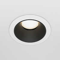 Maytoni Technical Share Встраиваемый светильник цвет: бело-черный DL051-U-1WB