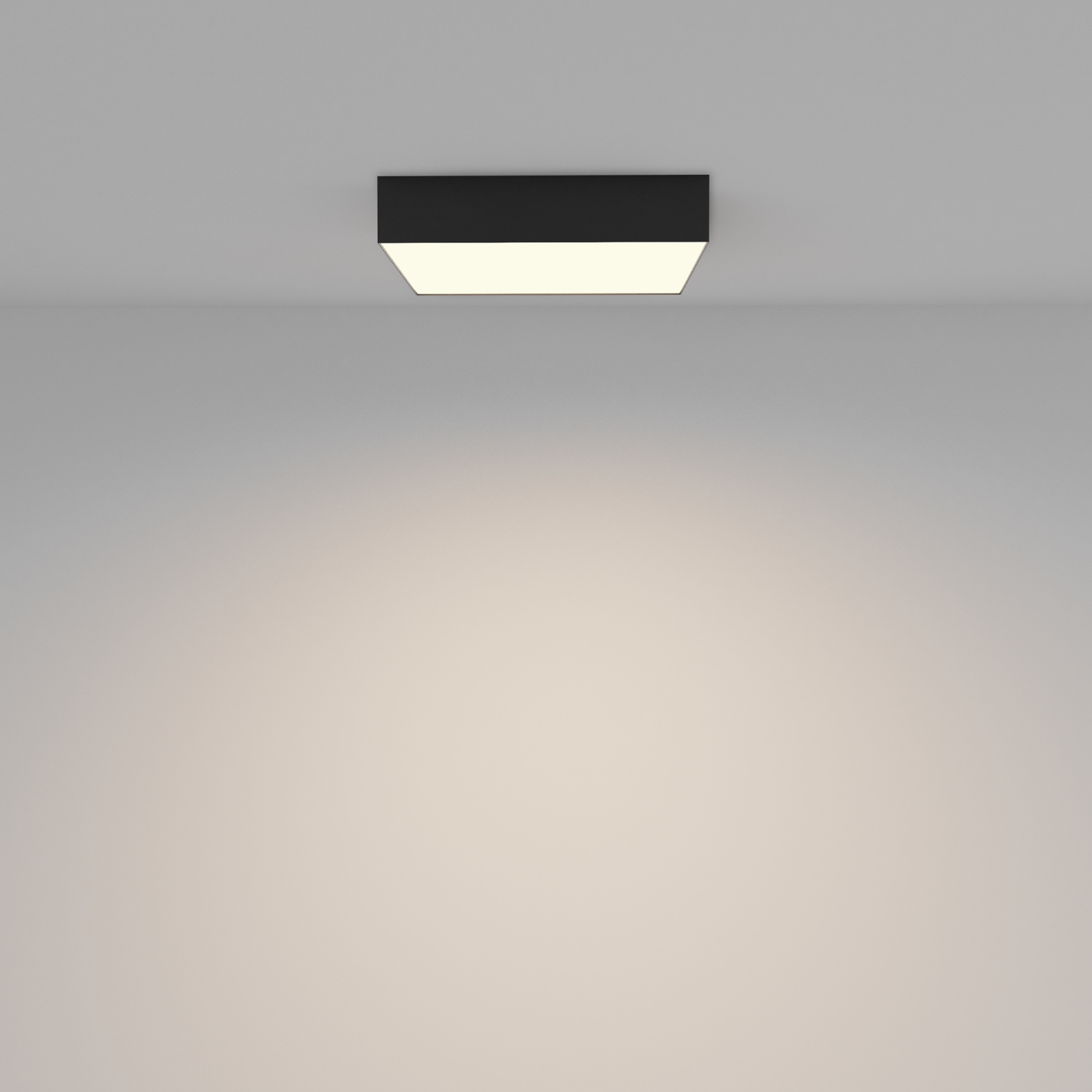 Maytoni Technical Zon Потолочный светильник цвет: черный C032CL-36W3K-SQ-B