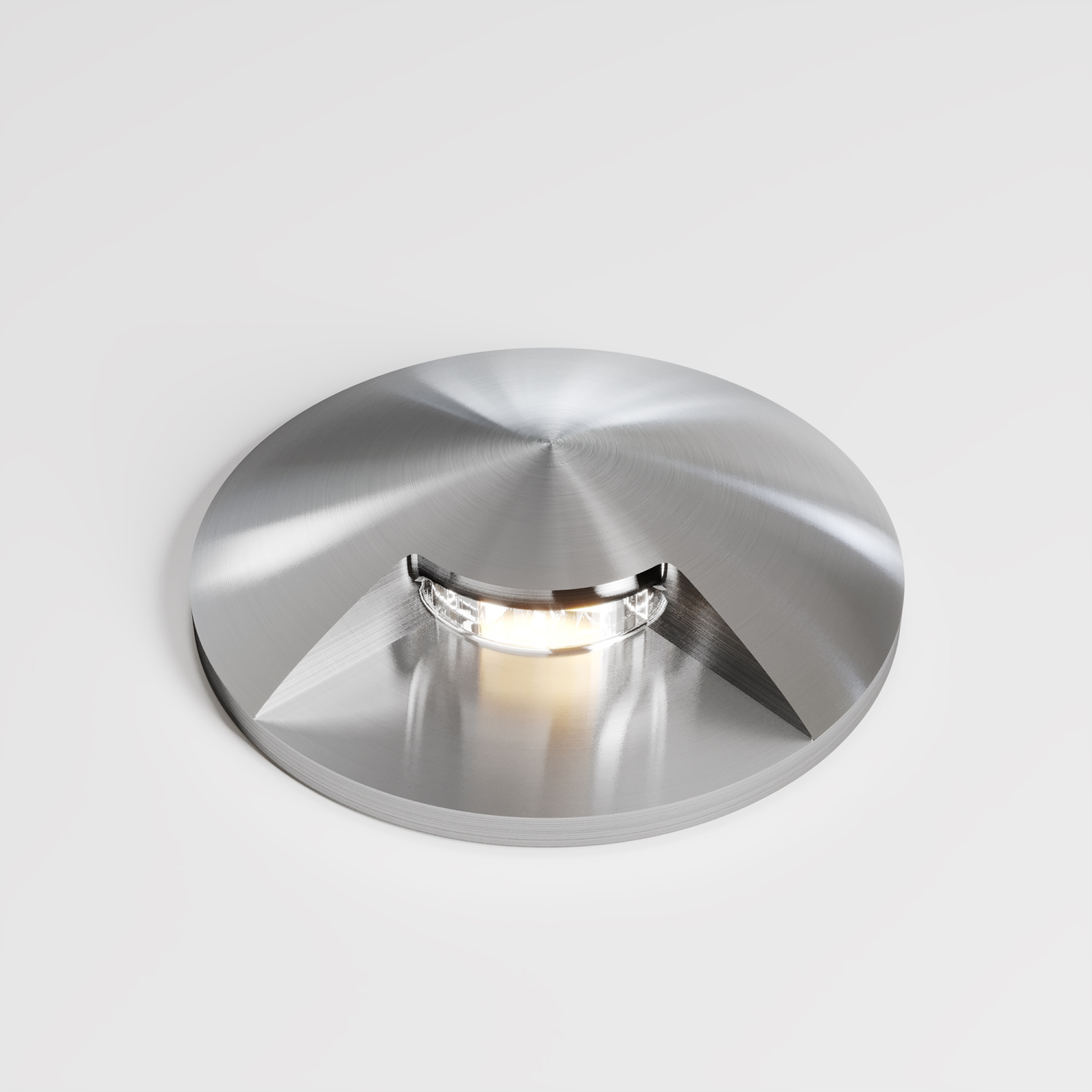 Maytoni Outdoor Flash Встраиваемый светильник цвет: серебро O044DL-L1S3K