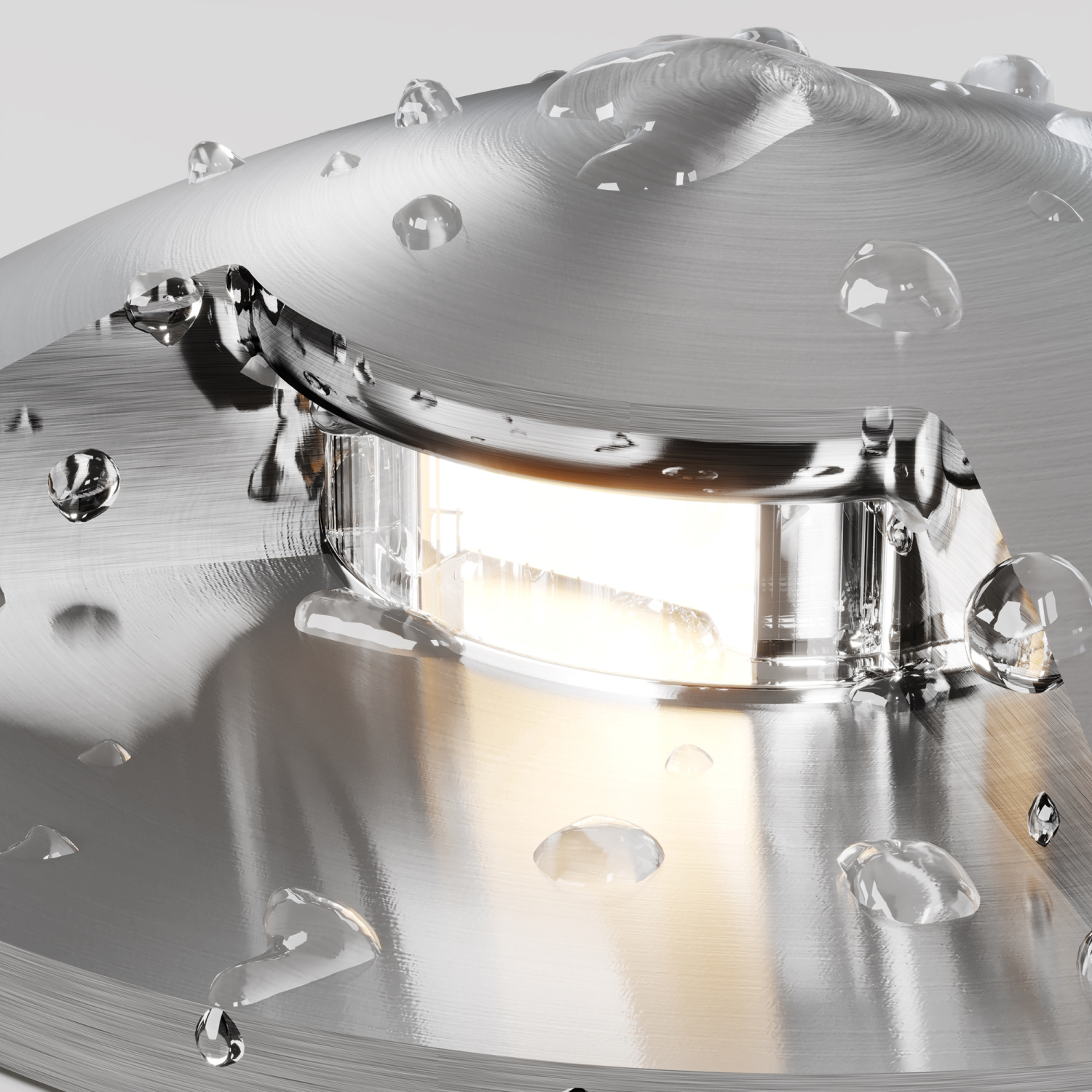 Maytoni Outdoor Flash Встраиваемый светильник цвет: серебро O044DL-L1S3K