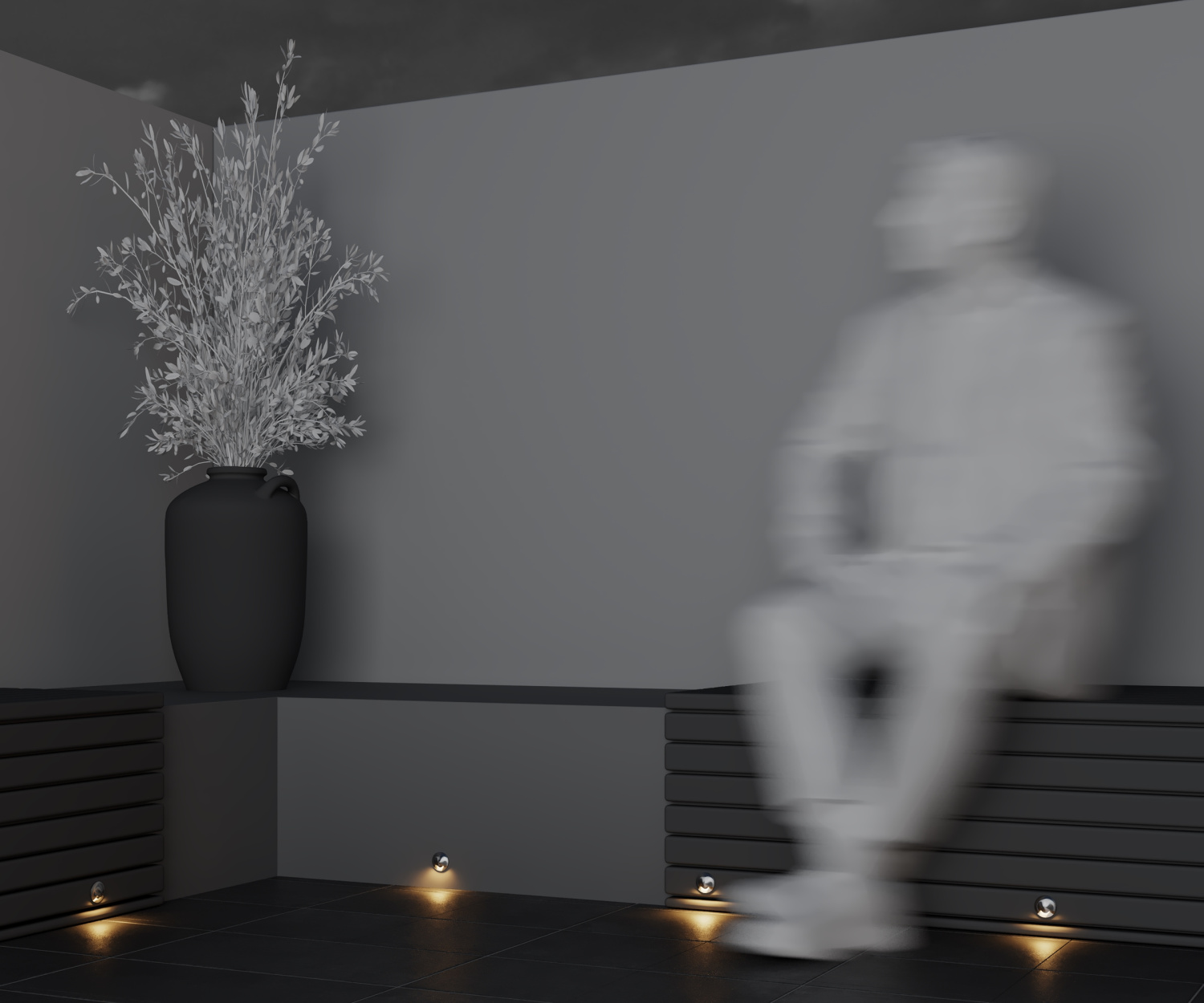 Maytoni Outdoor Flash Встраиваемый светильник цвет: серебро O044DL-L1S3K