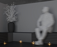 Maytoni Outdoor Flash Встраиваемый светильник цвет: серебро O044DL-L1S3K