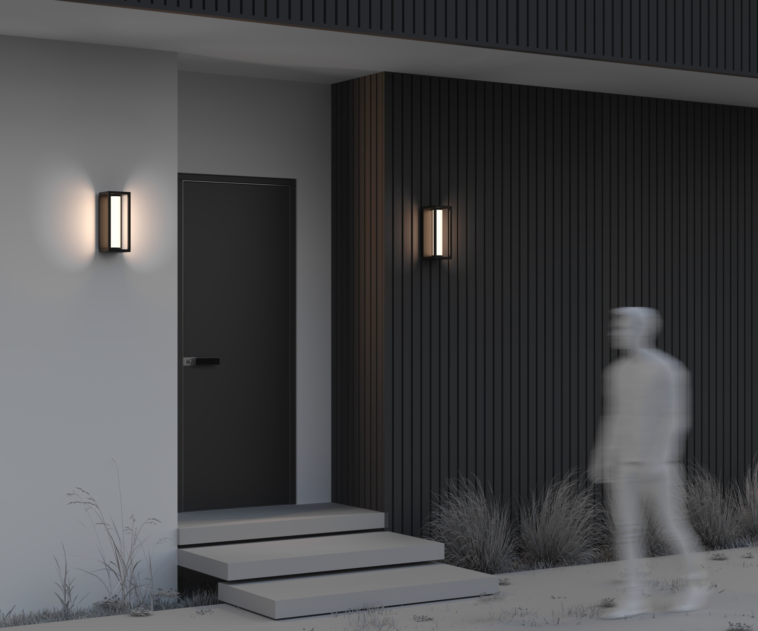 Maytoni Outdoor Expo Настенный светильник (бра) цвет: черный O480WL-L12B3K