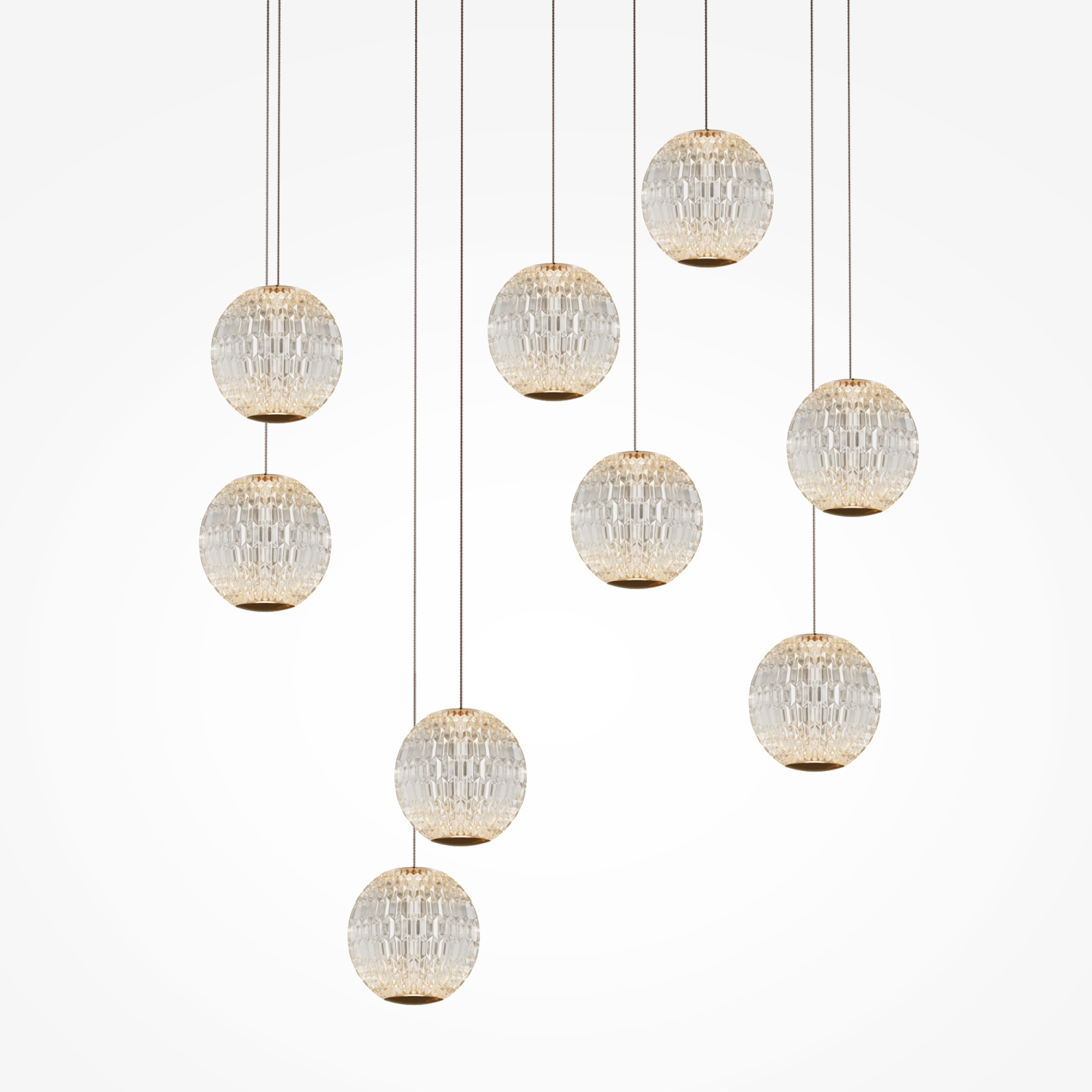 Maytoni Modern Sapphire Подвесной светильник цвет: латунь MOD293PL-L56BS3K