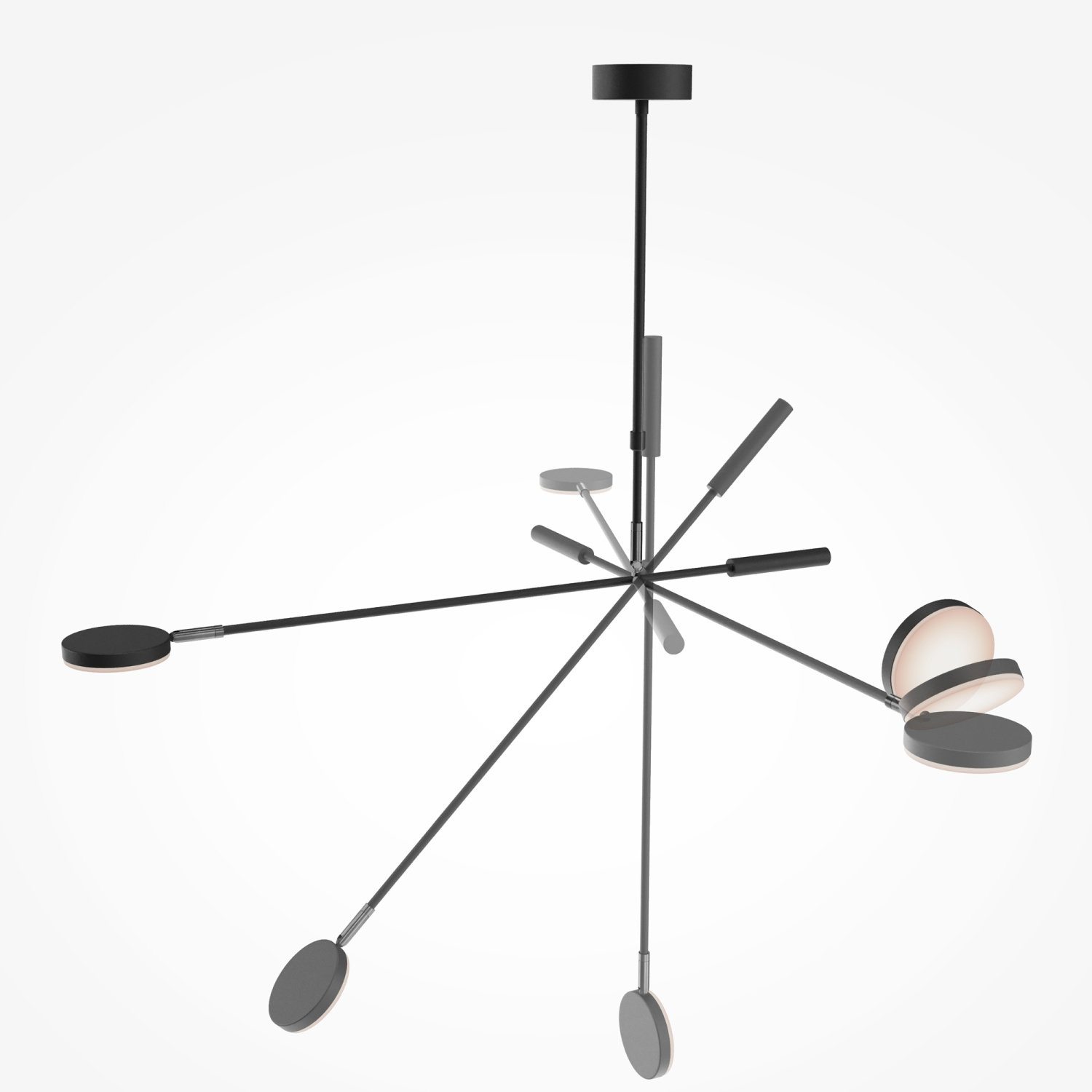 Maytoni Modern Fad Потолочный светильник цвет: черный MOD070CL-L8B3K