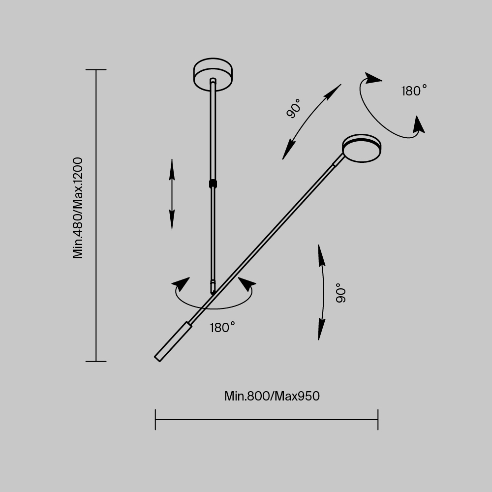 Maytoni Modern Fad Потолочный светильник цвет: черный MOD070CL-L8B3K