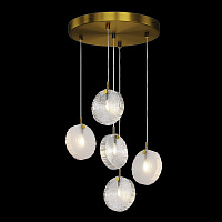 Maytoni Modern Frozen Подвесной светильник цвет: латунь MOD254PL-05BS