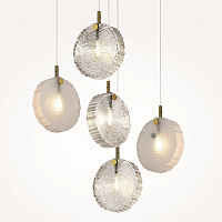 Maytoni Modern Frozen Подвесной светильник цвет: латунь MOD254PL-05BS