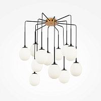 Maytoni Modern Branch Подвесной светильник цвет: черный и золото MOD176PL-12G