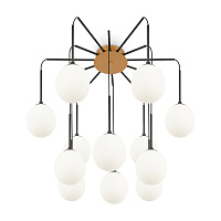 Maytoni Modern Branch Подвесной светильник цвет: черный и золото MOD176PL-12G