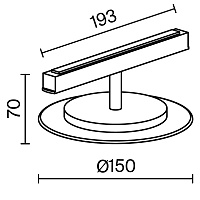 Maytoni Technical Relax Трековый светильник цвет: латунь TR107-2-5W3K-BS