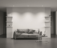 Maytoni Technical Share Встраиваемый светильник цвет: бело-черный DL051-U-2WB