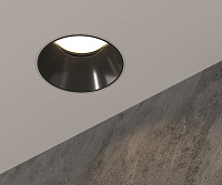 Maytoni Technical Share Встраиваемый светильник цвет: бело-черный DL051-U-2WB