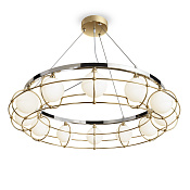 Maytoni Modern Carcass Подвесной светильник цвет: золото и хром MOD312PL-12GCH