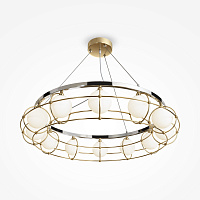 Maytoni Modern Carcass Подвесной светильник цвет: золото и хром MOD312PL-12GCH