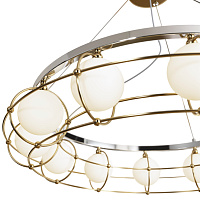 Maytoni Modern Carcass Подвесной светильник цвет: золото и хром MOD312PL-12GCH