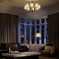 Maytoni Classic Riverside Напольный светильник (торшер) цвет: хром MOD018FL-01CH