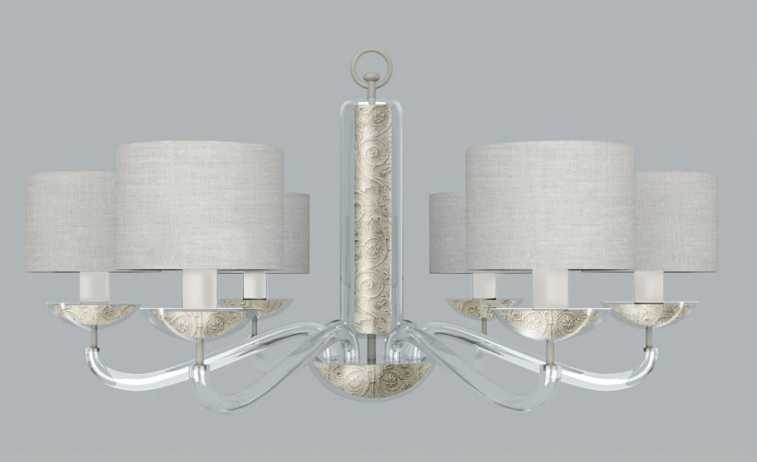 Maytoni Classic Maryland Люстра цвет: серый ARM526PL-08GR