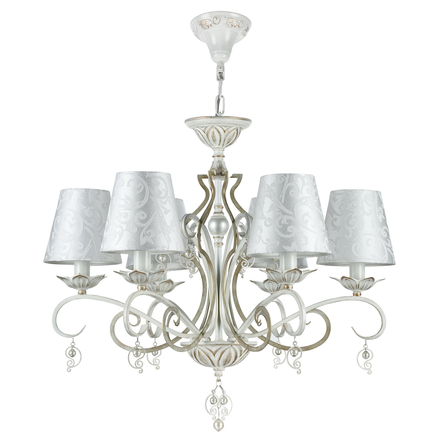 Maytoni Classic Monile Люстра цвет: белый с золотом ARM004-06-W