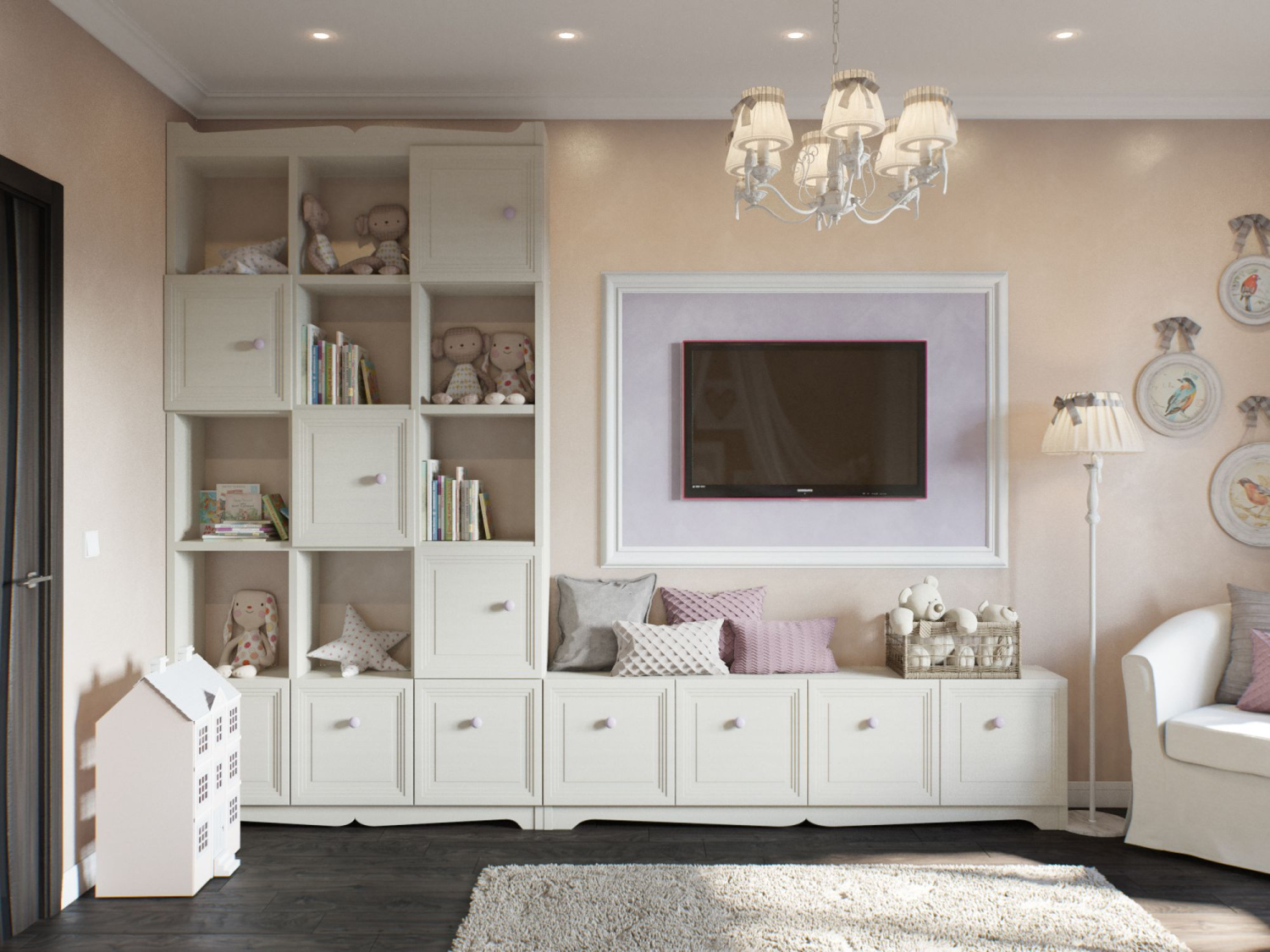 Maytoni Classic Bird Люстра цвет: белый ARM013-06-W